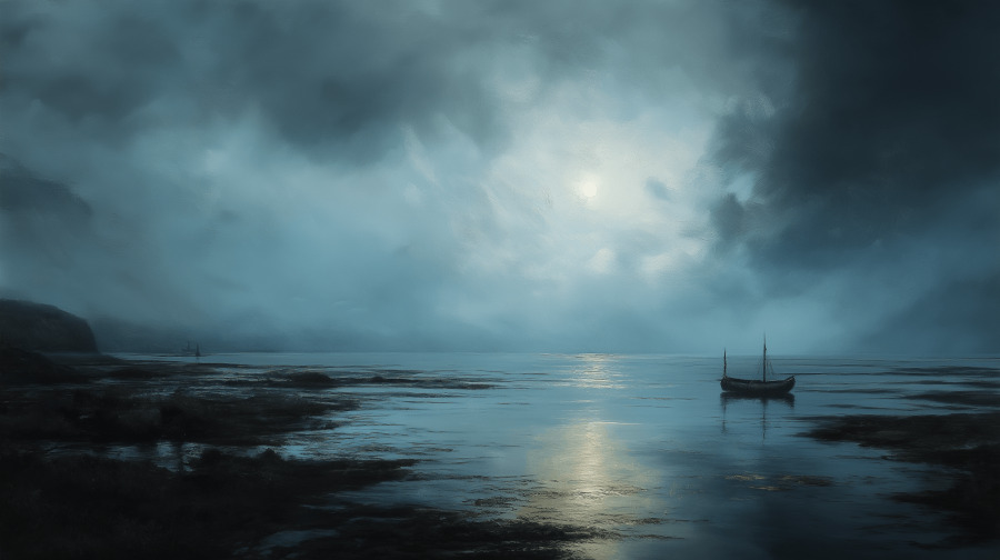 Moody Seascape puzzle preview